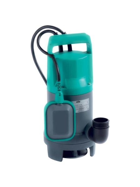 Wilo Waste 14.9 Az Kirli Su Drenaj Dalgıç Pompa 10 Mt. Kablolu Flatörlü 9 Mss 13 M³/h 220 Volt