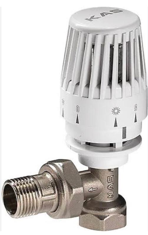 K.A.S. Armatür Kas Köşe Termostatik Radyatör Vanası 1/2