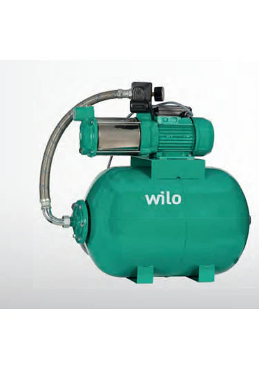 Initial Aqua Wilo Msh 80-407 M Yatay Kademeli Hidrofor 80 Lt Tanklı 9 Kat 29 Daire 3 Hp 7 Bar 10 M³/h