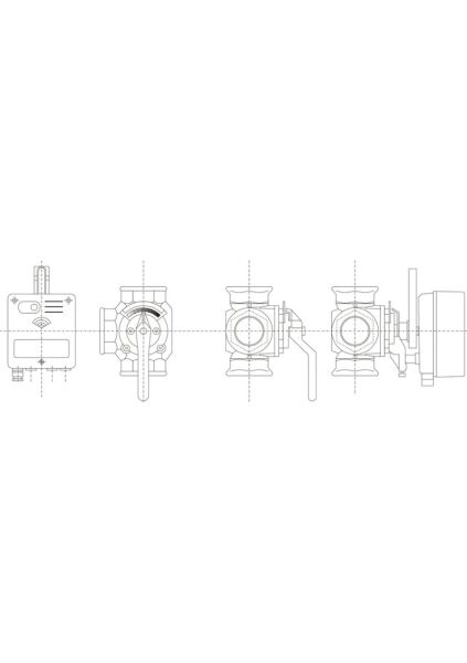 Honeywell Resideo Centra Rotary Tipi Vana Motoru Yüzer Kontrol - VMM30