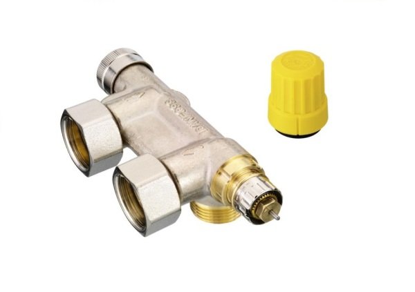 Danfoss DN 15 Köşe Termostatik Kompakt Dönüş Vanası 1/2''