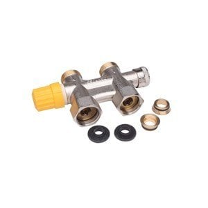 Danfoss DN 15 Düz Termostatik Kompakt Dönüş Vanası 3/4''