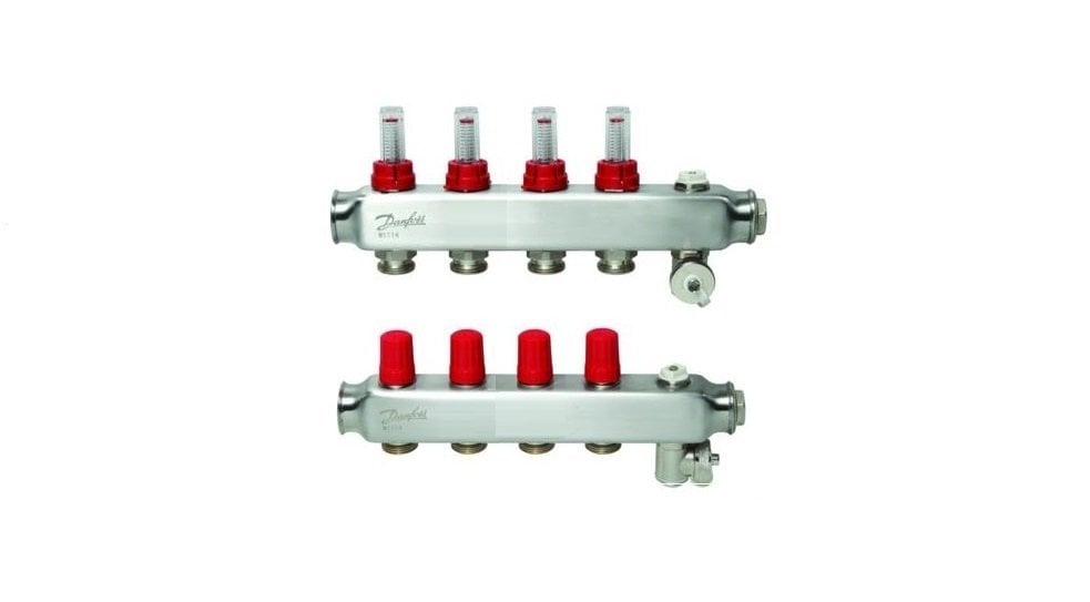 Danfoss SMS 4F Hava Prüjörlü Manifold Seti Gidiş-Dönüş